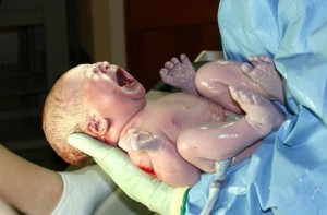 Newborn baby at PlaidDadBlog.com