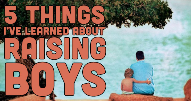 Five Things I've Learned About Raising Boys at PlaidDadBlog.com