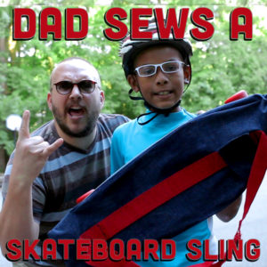Download The Skateboard Sling Pattern at DadSews and PlaidDadBlog