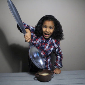 Idahoan® Premium Steakhouse® Potato Soups Digging In - Kids Cooking Dinner - PlaidDadBlog