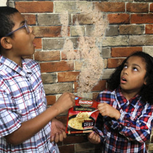 Idahoan® Premium Steakhouse® Potato Soups Digging In - Kids Cooking Dinner - PlaidDadBlog