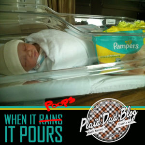 Pampers Saved This Dad From Certain Doom - When It Poops It Pours - PlaidDadBlog and DadSews