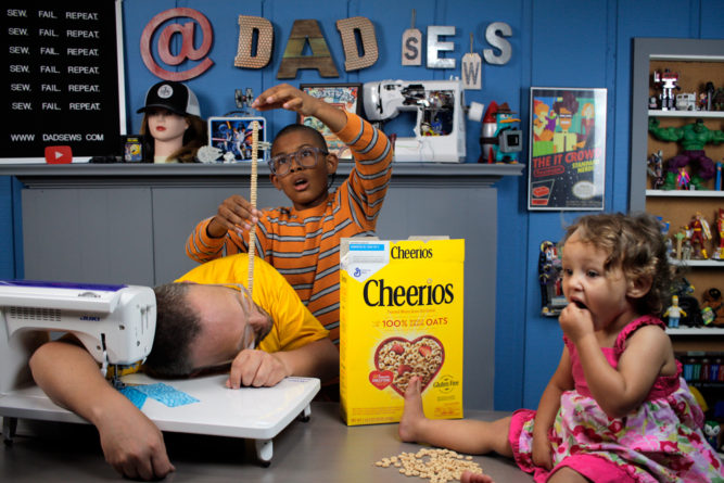 Cheerios Challenge - Raising strong kids with Cheerios - PlaidDadBlog & DadSews